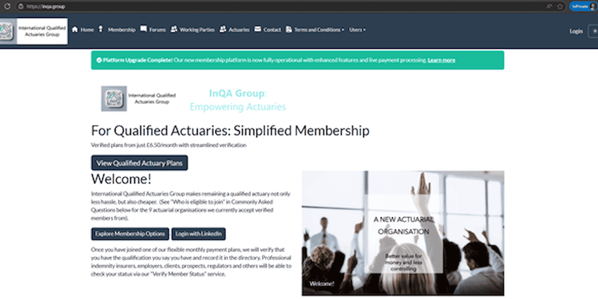 Platform Upgrade Complete: A New Era for INQA Group
